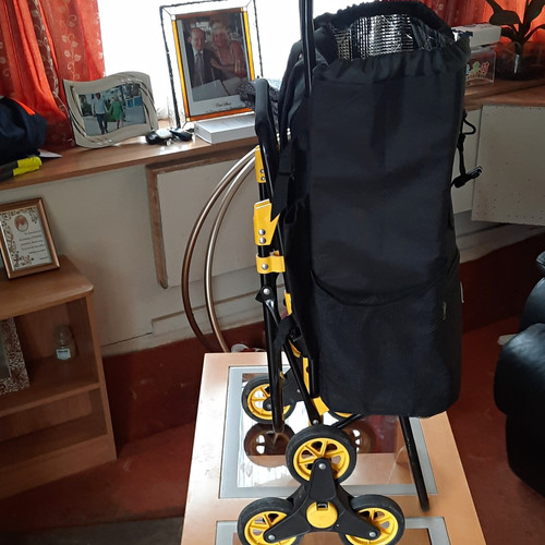 Foldable shopping trolley - foldable,
