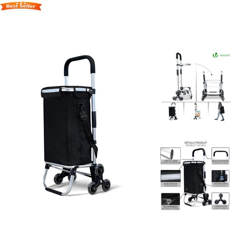 Durable black folding - folding, shopping