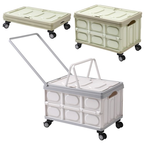 Folding shopping trolley - folding, boot