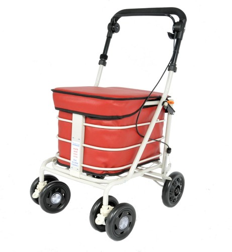 Shopping trolley with seat - shopping,