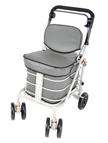 Shopping trolley with - shopping, seat
