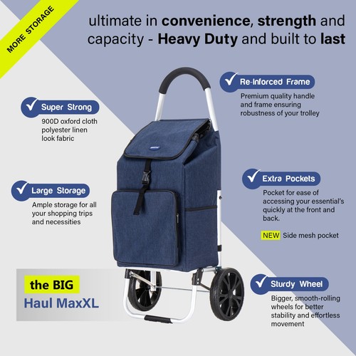 Large 64l aluminium shopping - large,