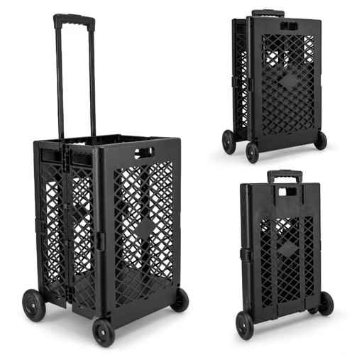 65l foldable shopping trolley - foldable,