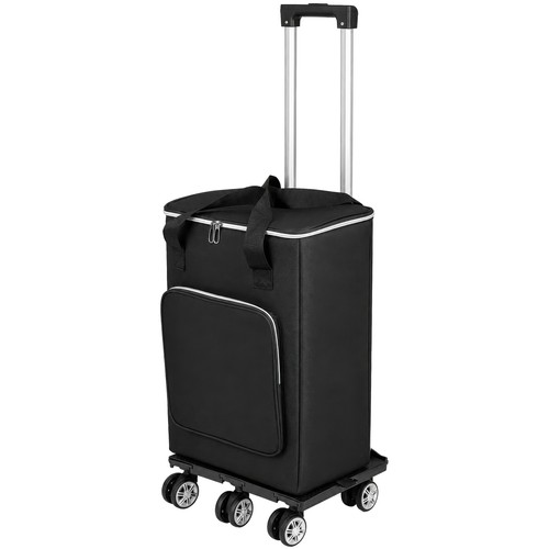 Foldable shopping trolley with - foldable,