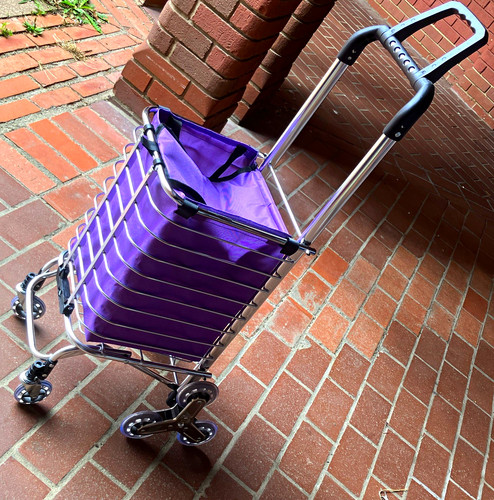 Purple folding shopping - purple,