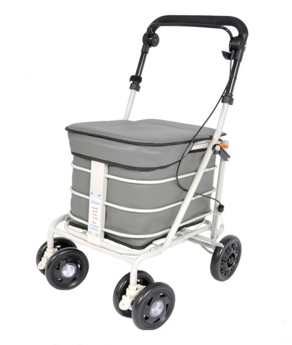 Shopping trolley with seat - shopping,