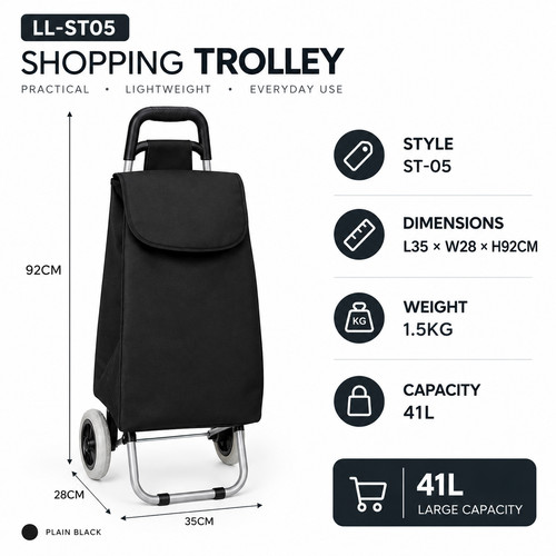 Wheel shopping trolley cart - shopping,