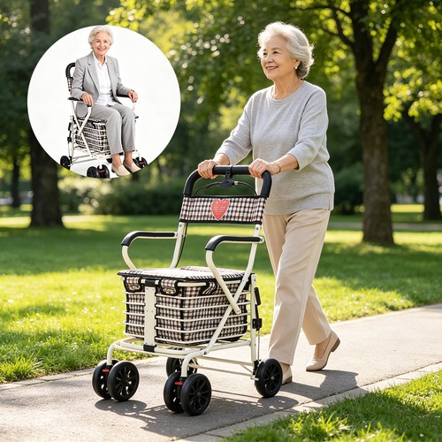 Large folding walk - walk, seated