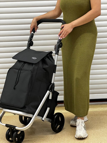 Large wheel shopping trolley - shopping,