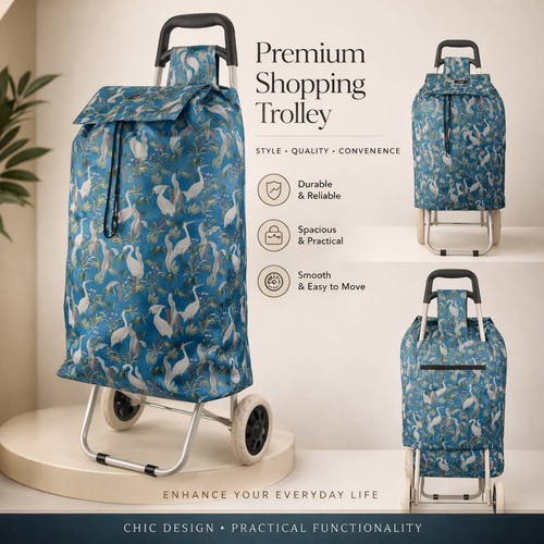 Large shopping trolley wheel - shopping,